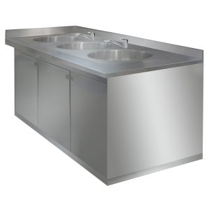 Meuble neutre à 3 bacs
